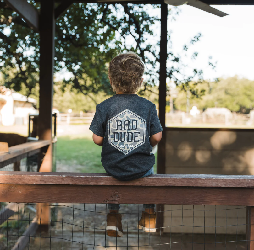 Toddler Rad Dude Deer Camo Tee
