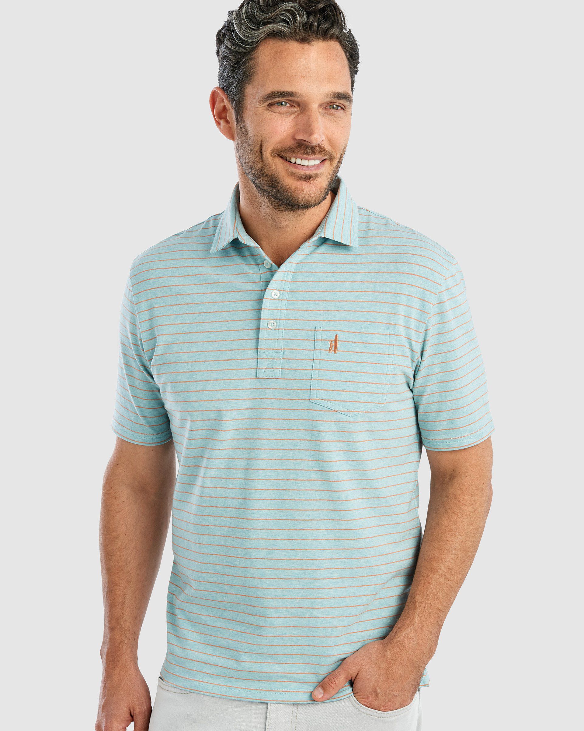 Neese Striped Polo