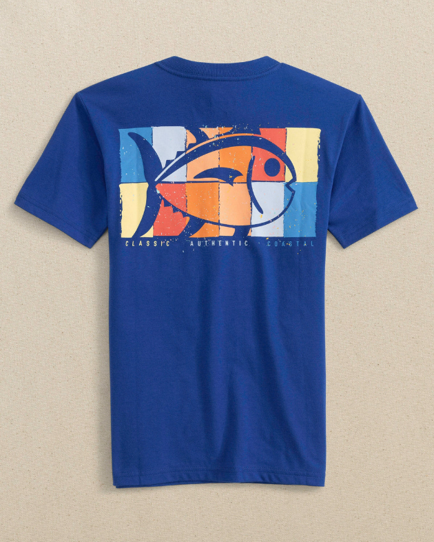 Kids Technicolor Skipjack Tee