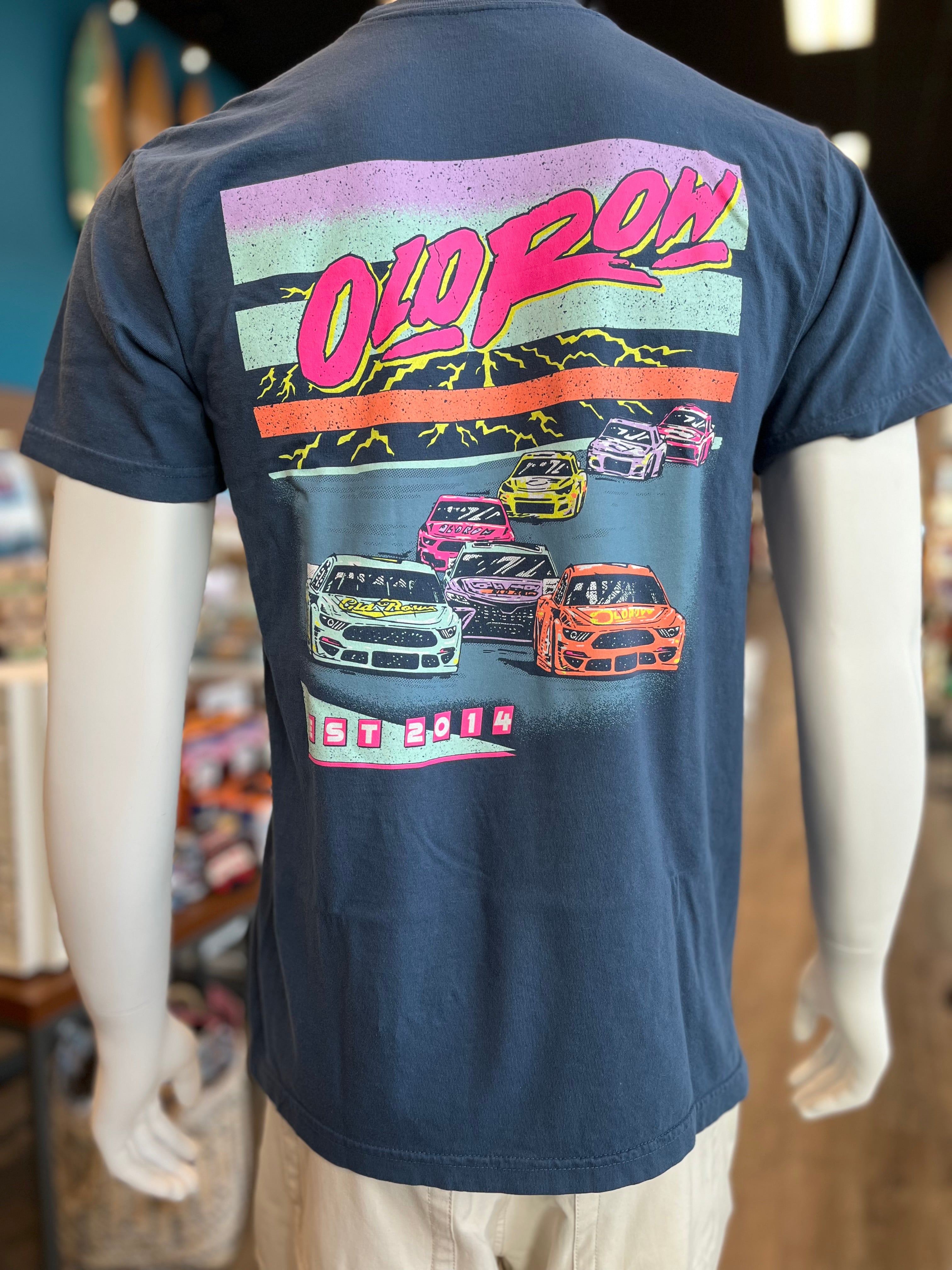 Old Row Neon Racing Pocket Tee