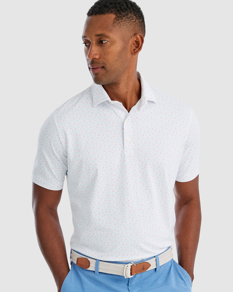 Johnnie-O Gage Polo - White