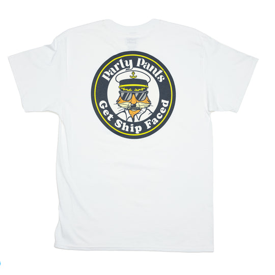 Captain MJ Fox s/s tee white
