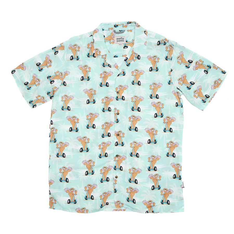 Rollin Deep Button Down Mint Green