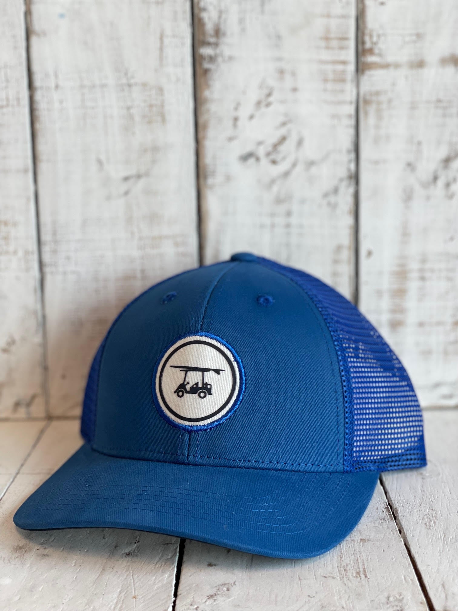 Royal Blue Circle Logo Trucker Hat