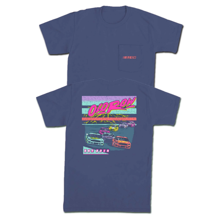 Old Row Neon Racing Pocket Tee