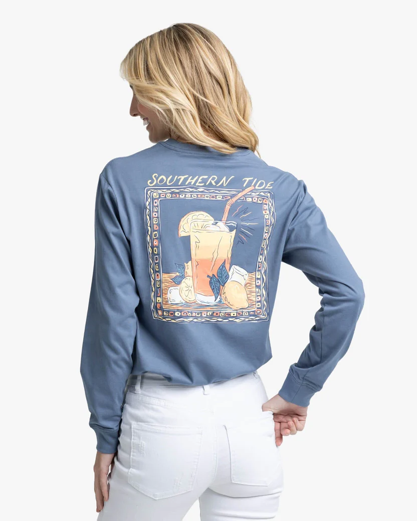 Sunset Sippin L/S Tee