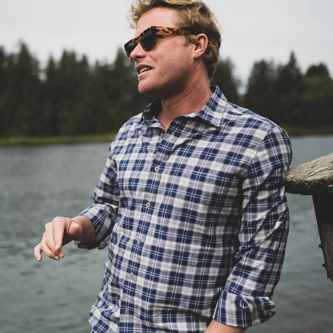 Rumfront Plaid Button Down Shirt