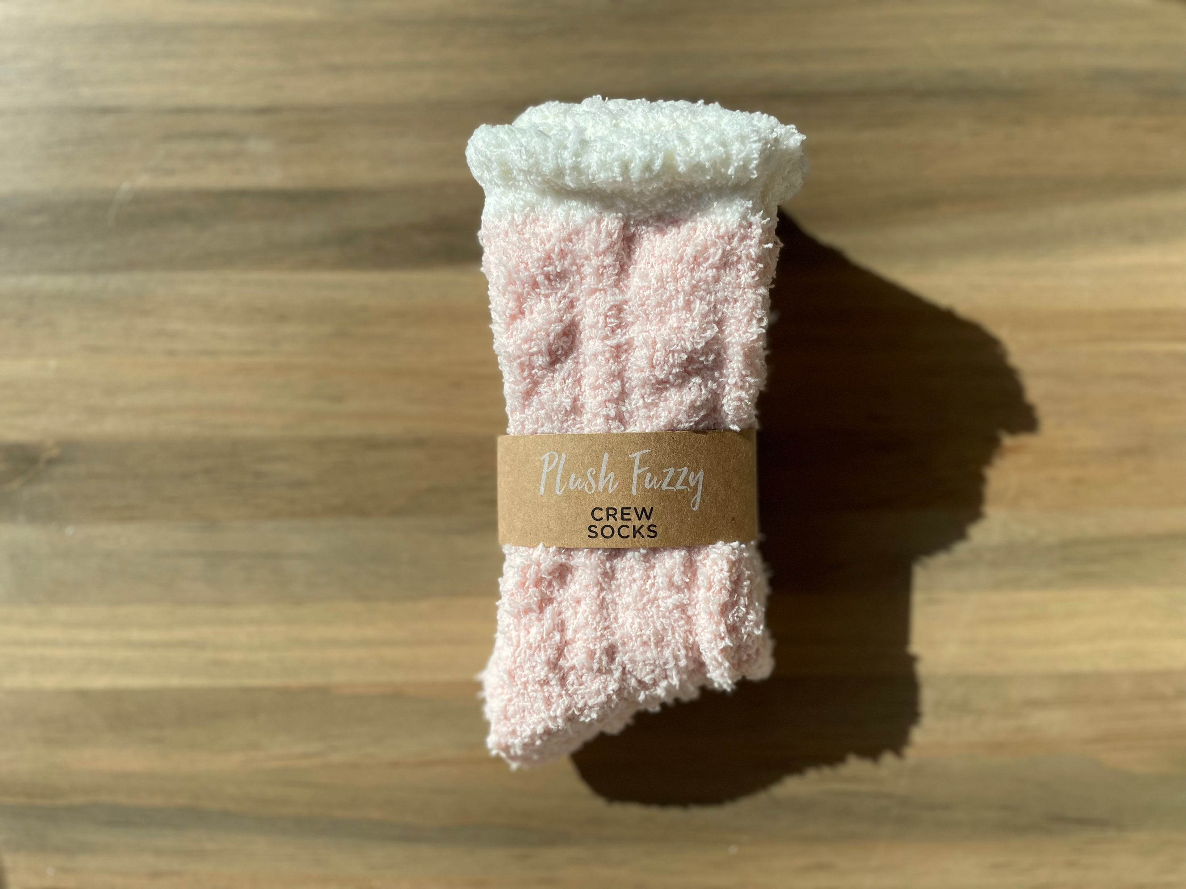 Fuzzy and Soft Plush Crew Socks