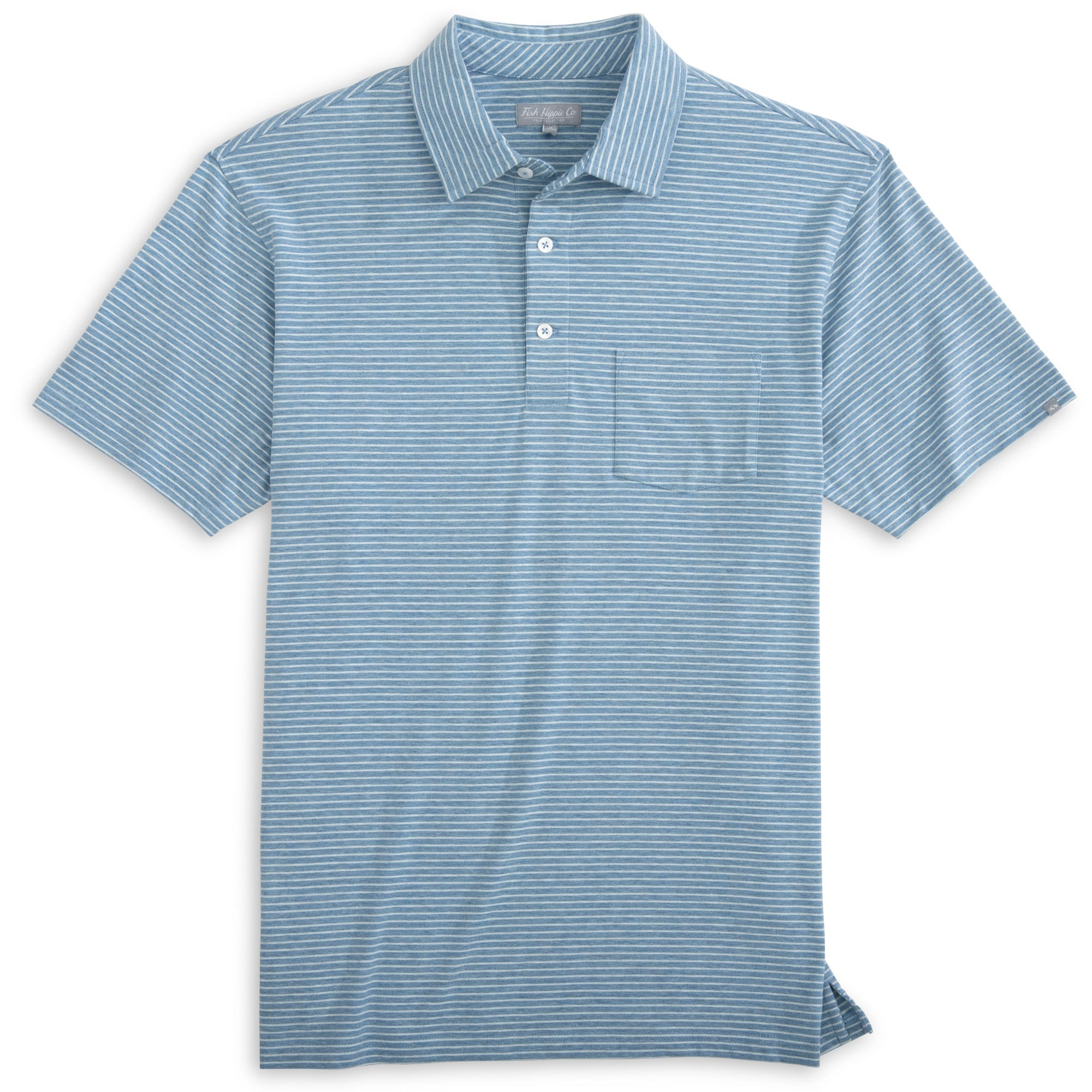 Melange Stripe Polo