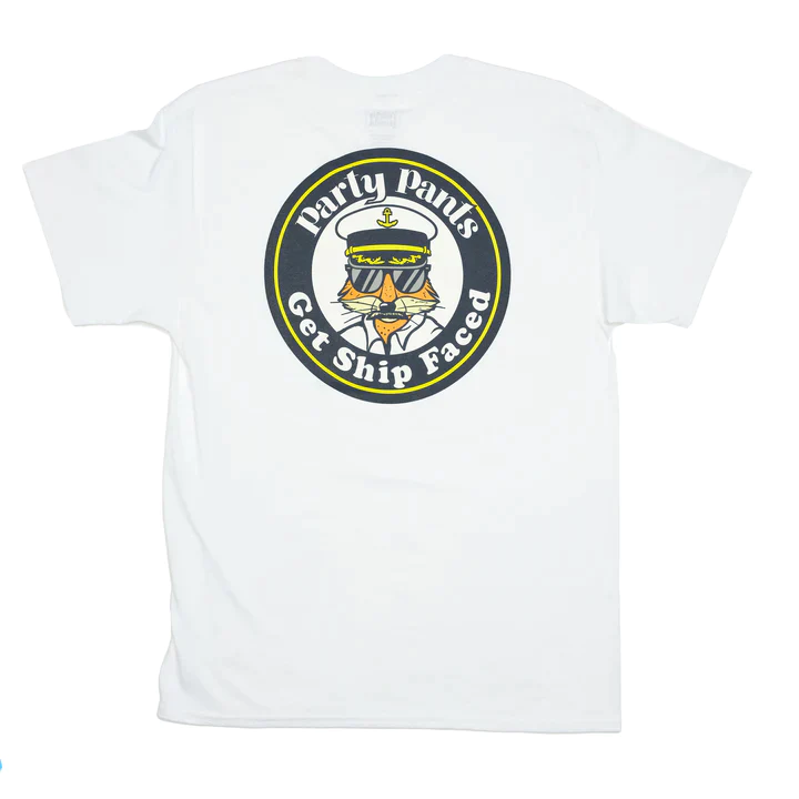 Captain MJ Fox s/s tee white
