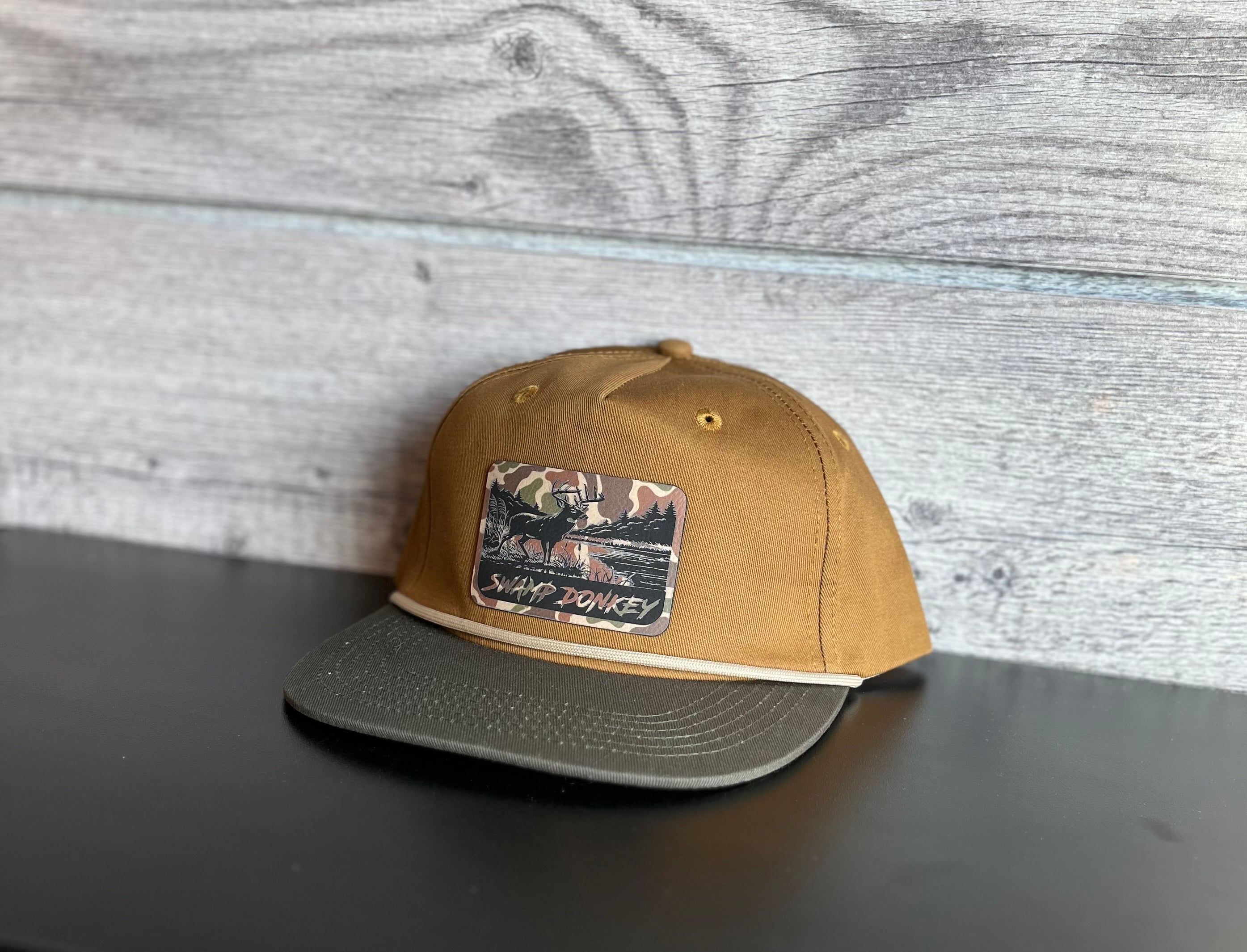 Soft Leather Patch Hat
