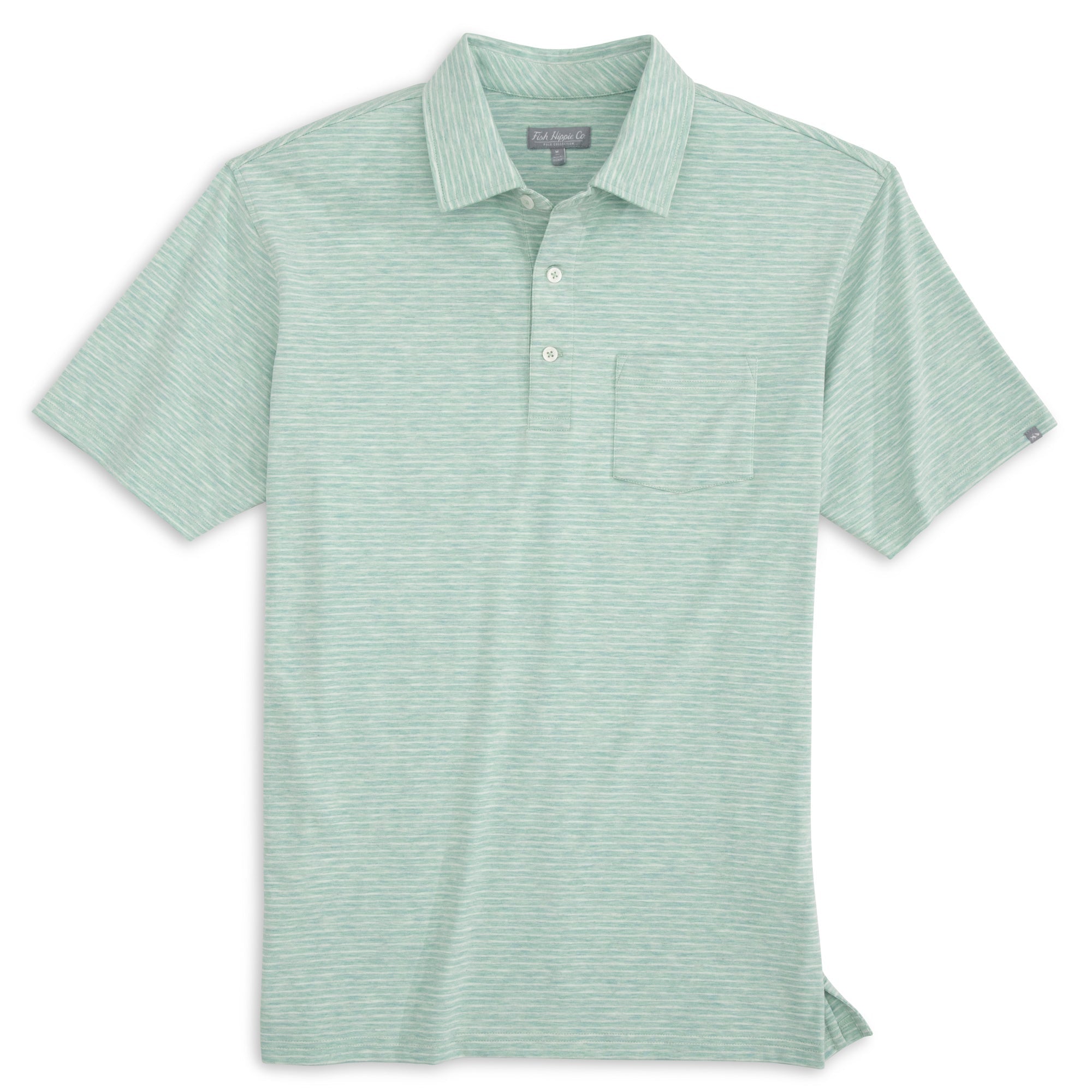 Melange Stripe Polo