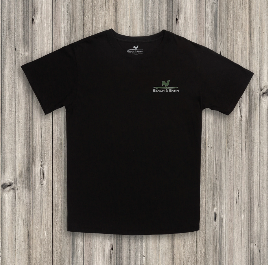 Camo Surfing Rooster Tee