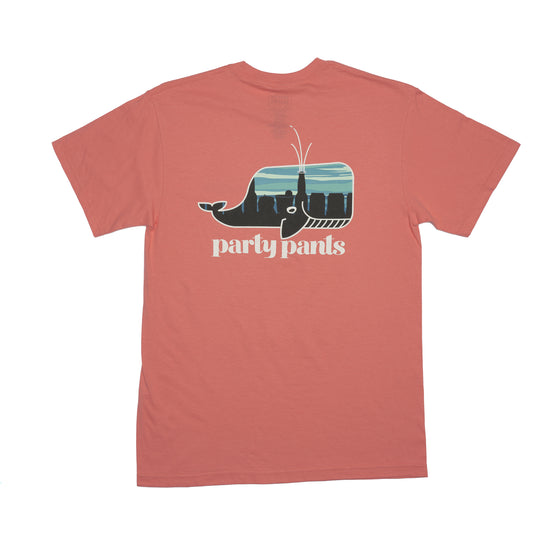 Recycle s/s tee coral silk