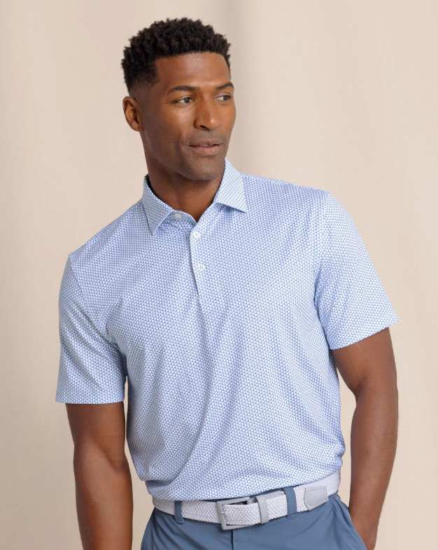 Driver On The Ball Printed Polo