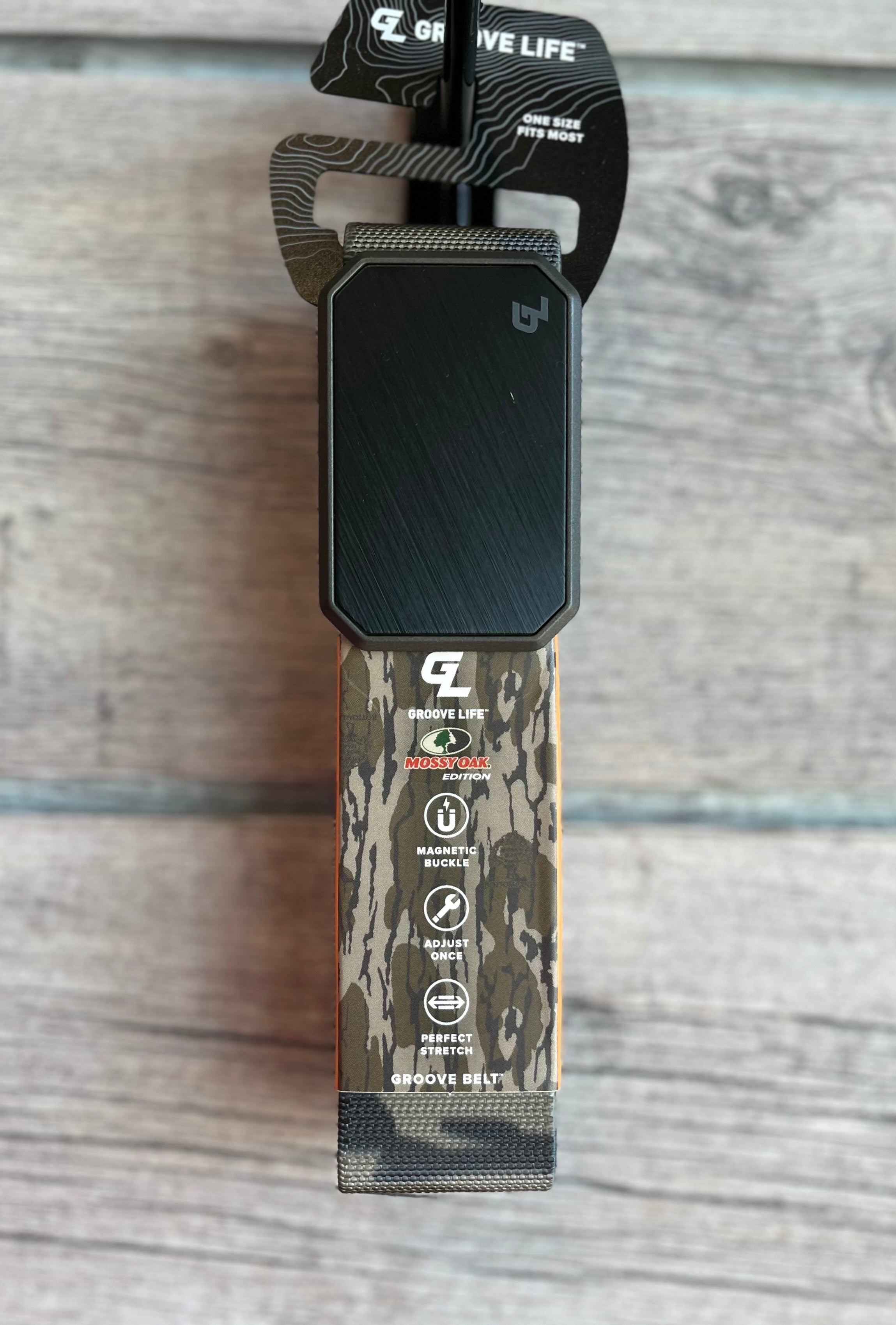 Groove Life Belt Mossy Oak Bottomland Black