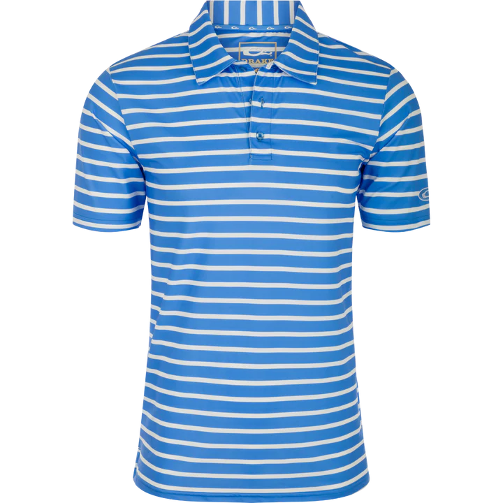 Performance Stretch Striped S/S Polo