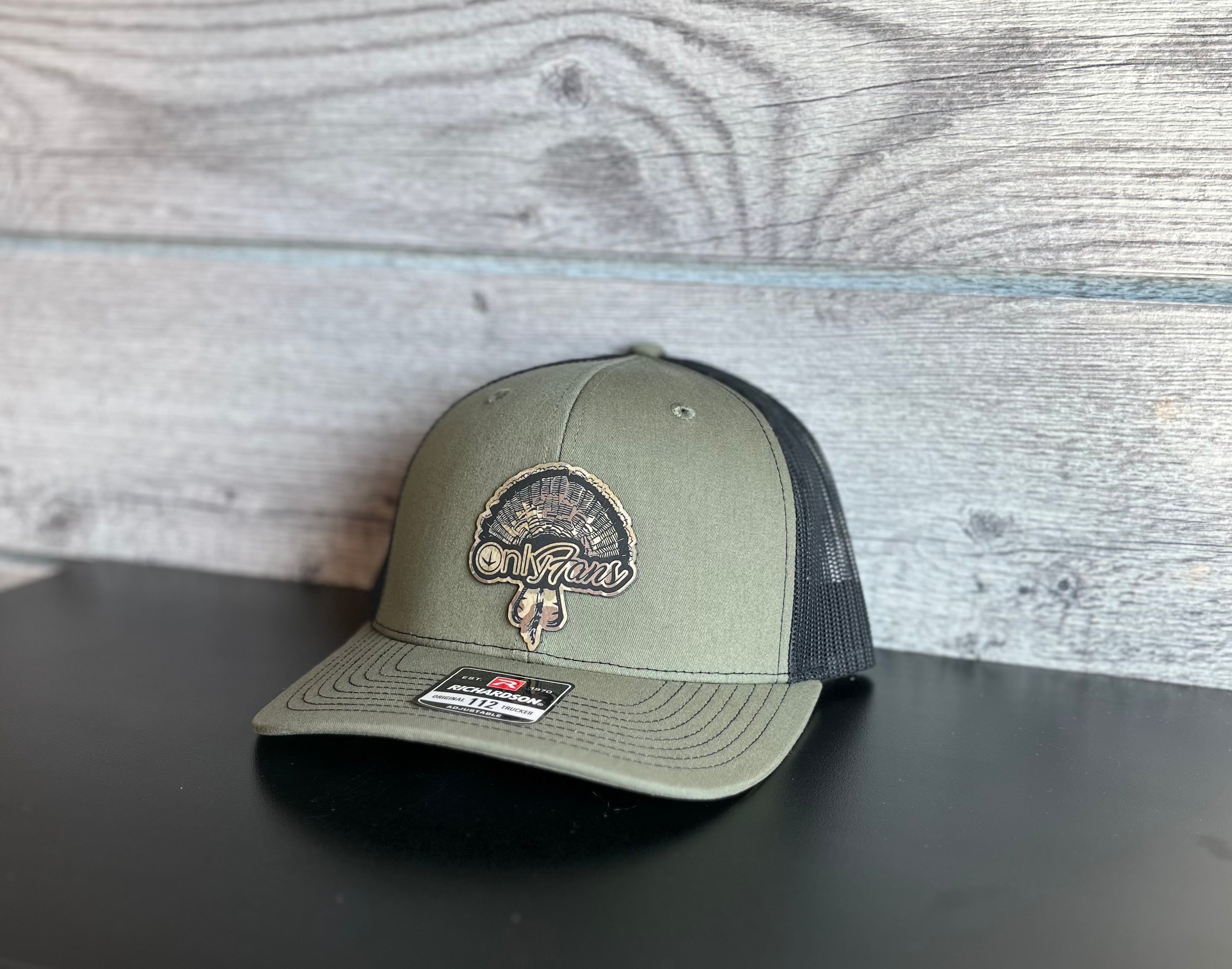 Soft Leather Patch Hat