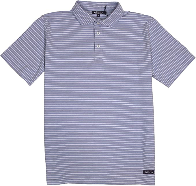 Men's Striped Polo