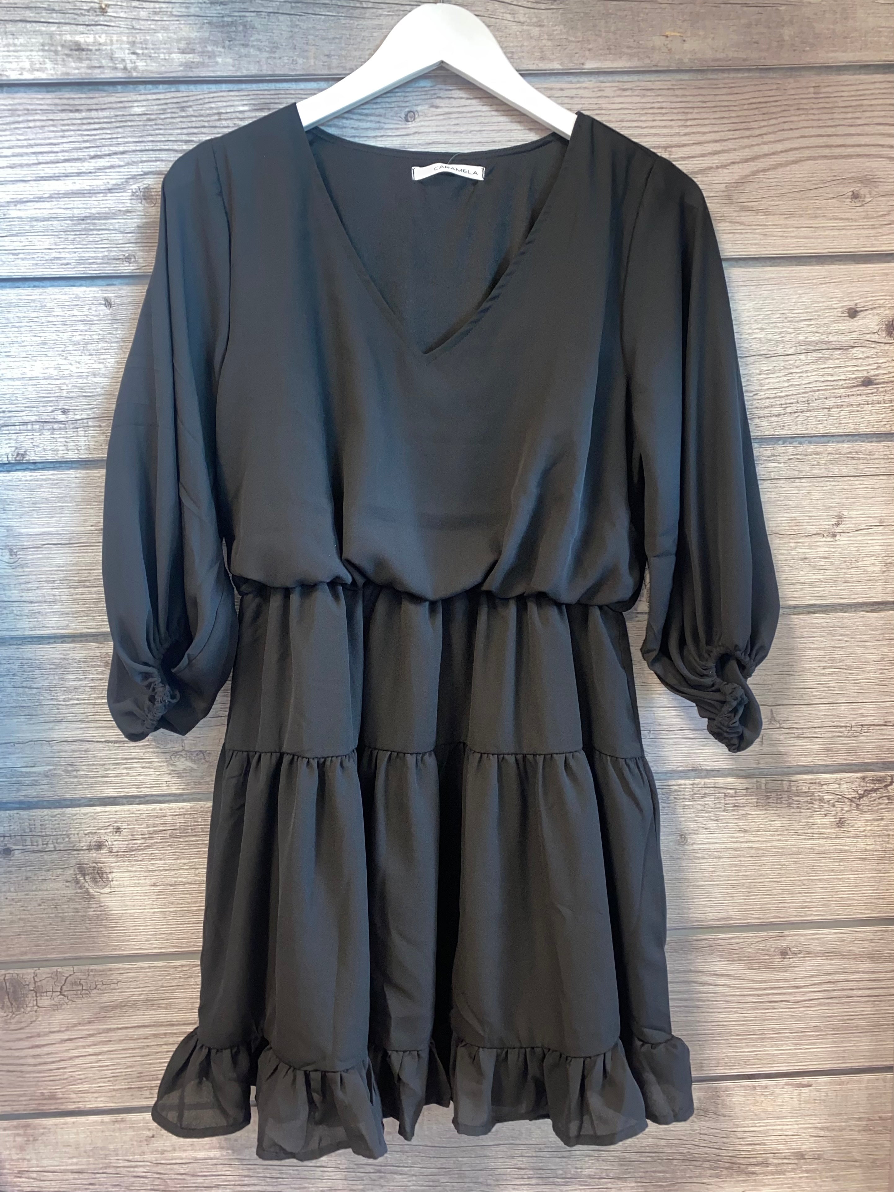 Solid Ruffled Dress