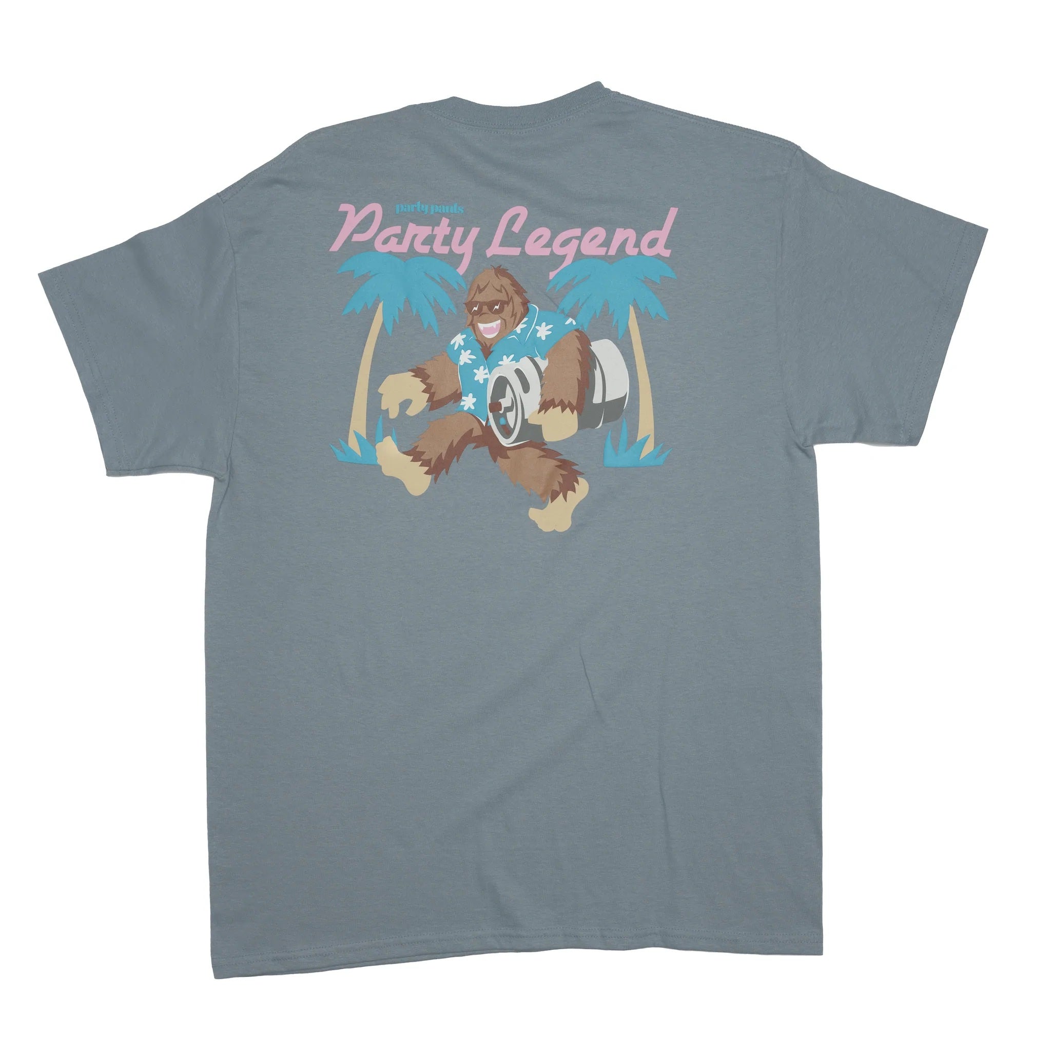 Party legend s/s tee stone blue