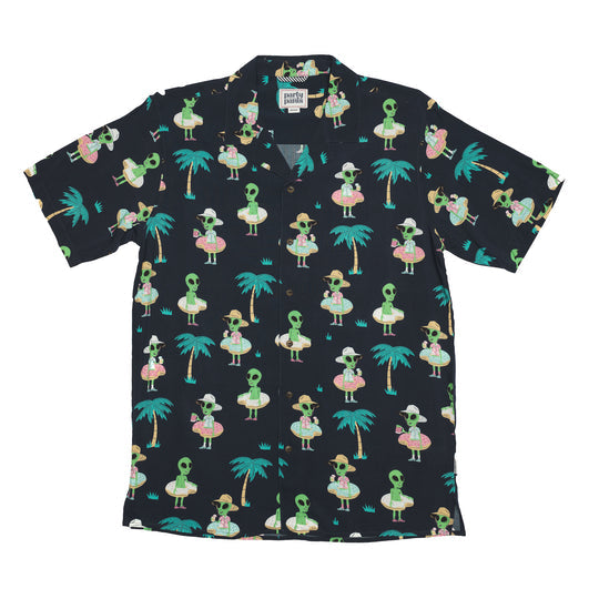 Pool Fool Button Down Navy
