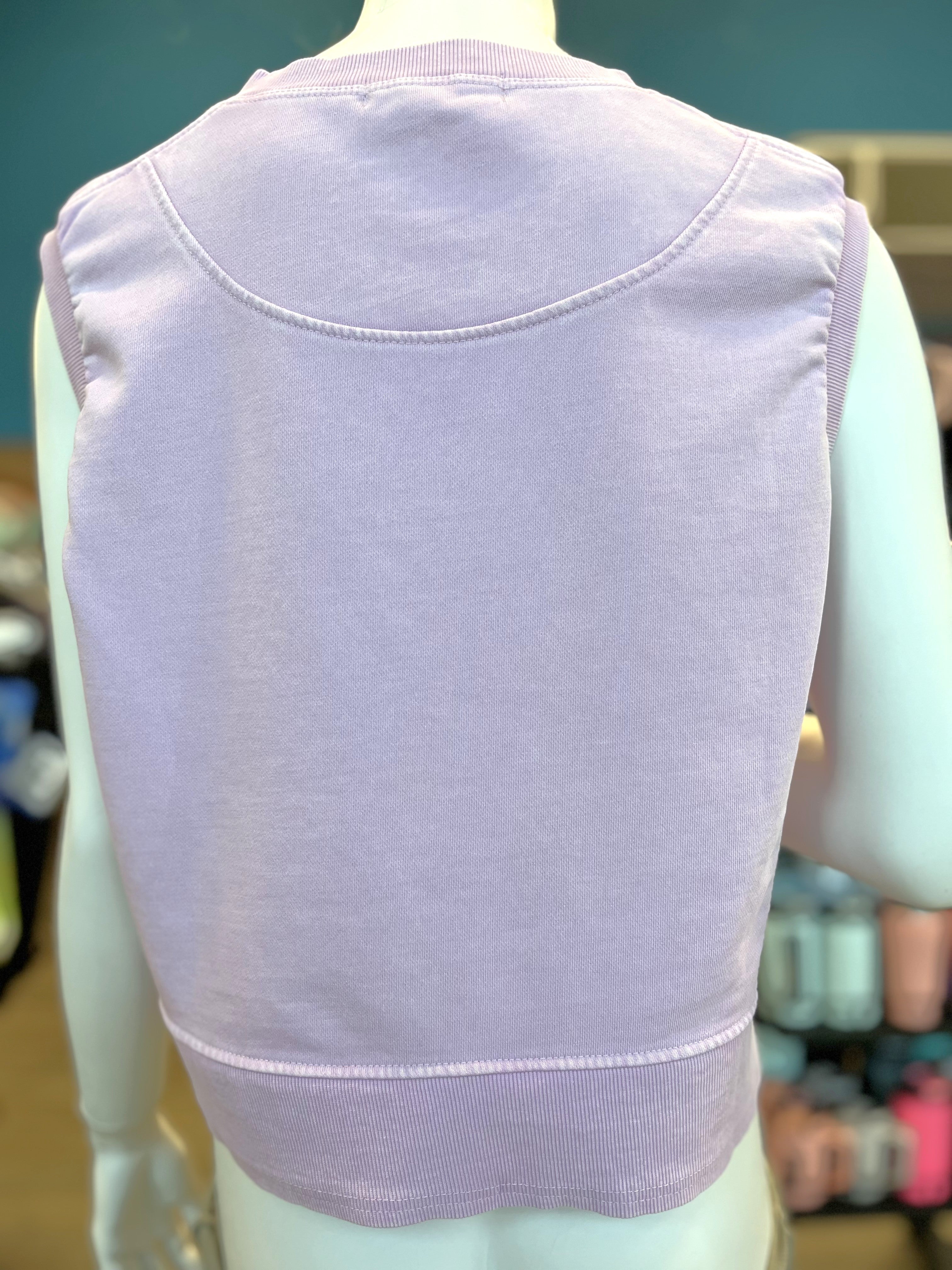 Mineral Wash Sleeveless Top
