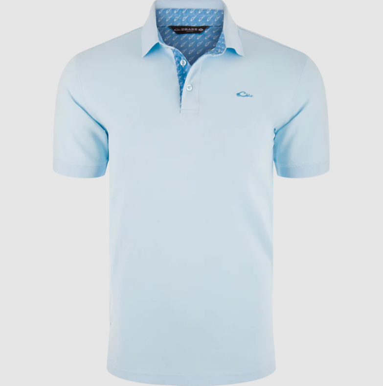Solid Pique Logo Polo