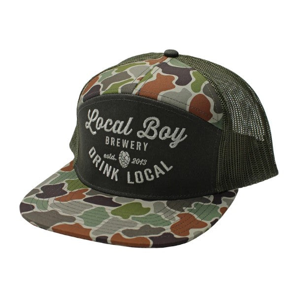 Brewery 7 Panel Hat - Forest Camo