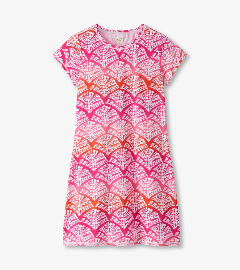 Rainbow Cabana T-Shirt Dress