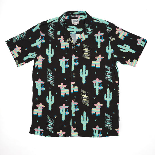Hit That Button Down Black