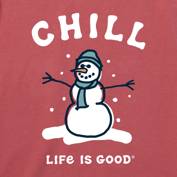 Youth Chill Snowman L/S Crusher Tee