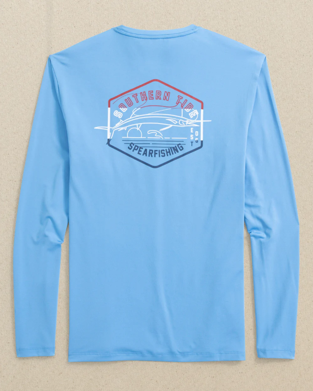 Spearfishing Badge l/s Performance Tee