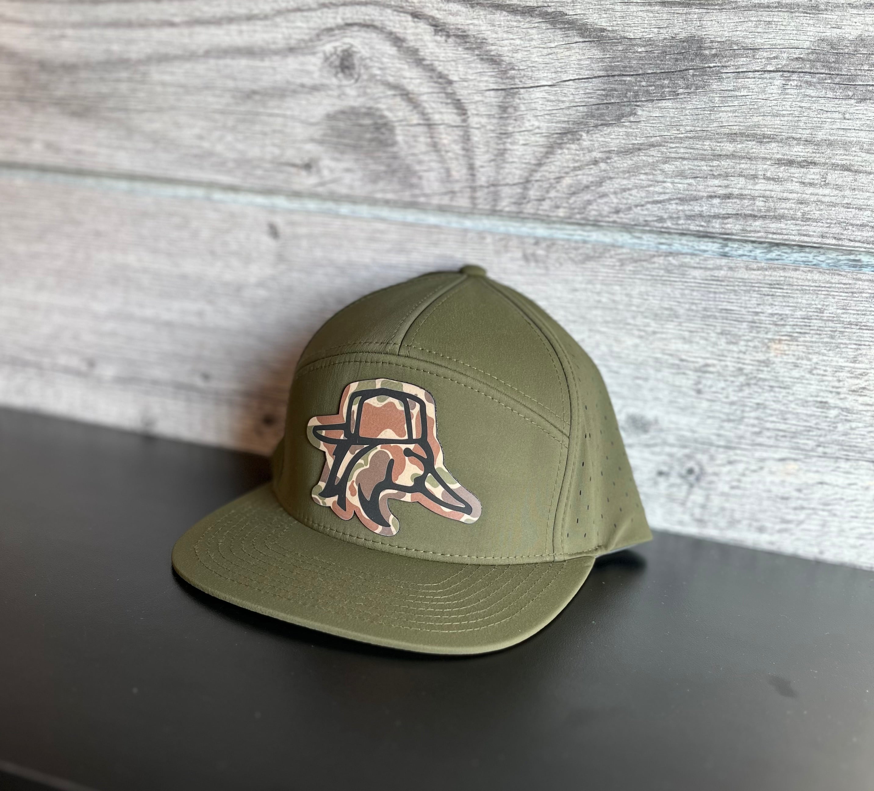 Soft Leather Patch Hat