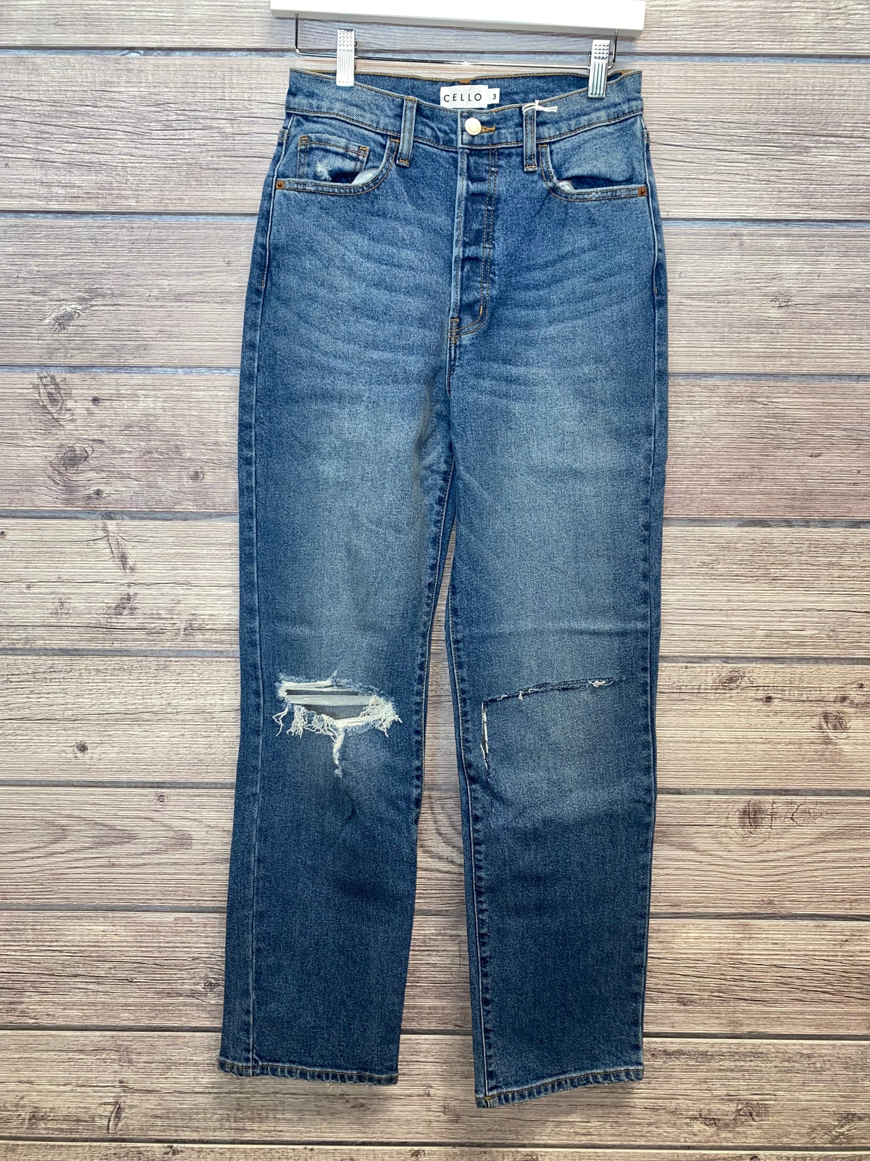 Super High Rise Destroy Dad Jeans