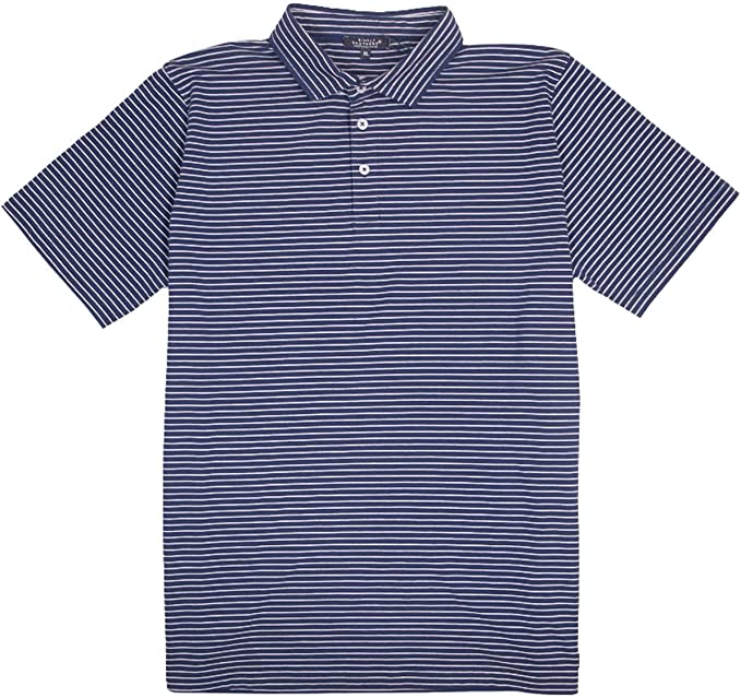 Men's Striped Polo