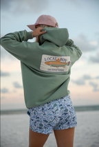 Geo Trout Cotton Hoodie