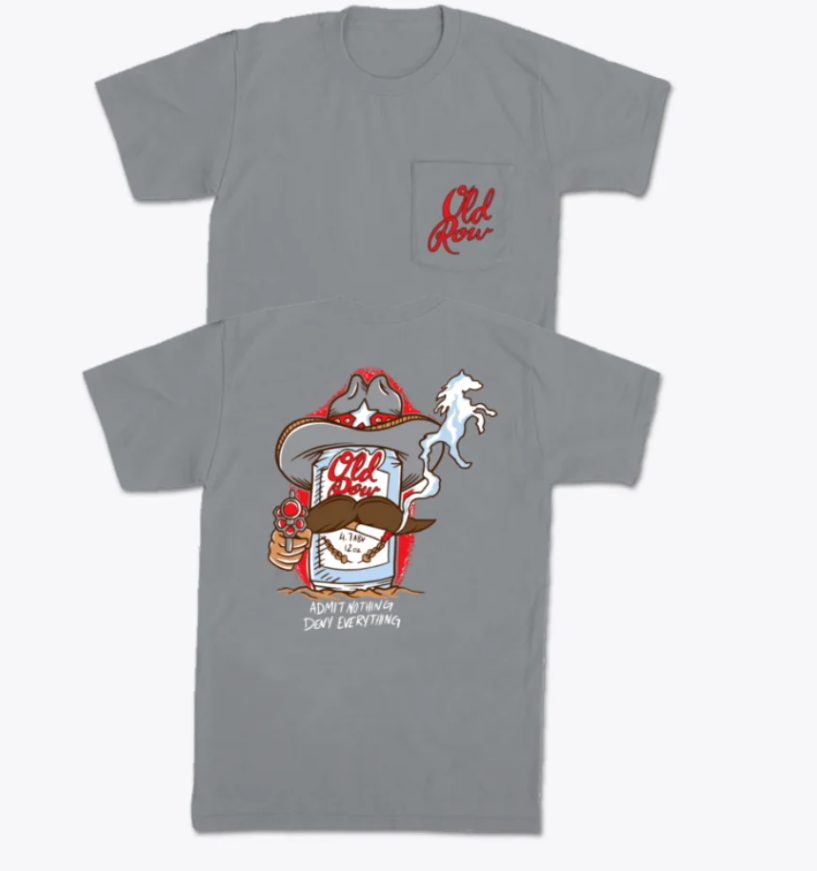 Smokin' Cowboy Pocket Tee