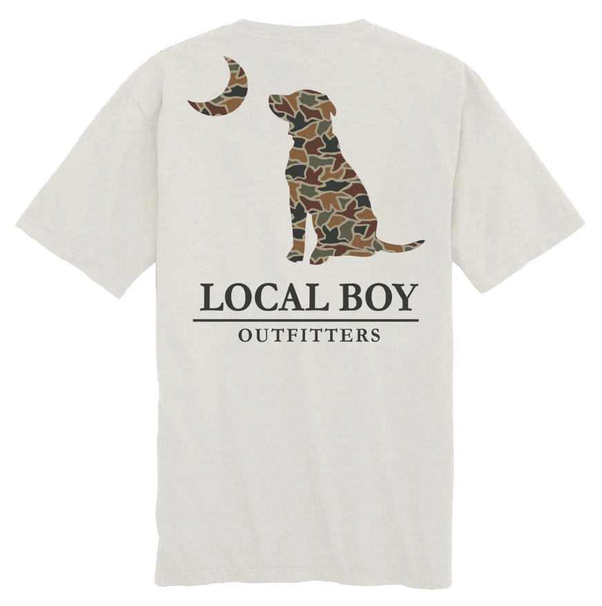 Toddler Duck Camo Dog & Moon Tee