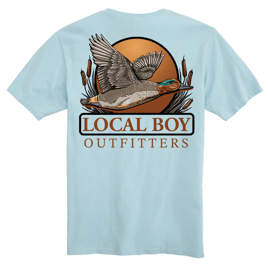 Youth Teal Tails Tee