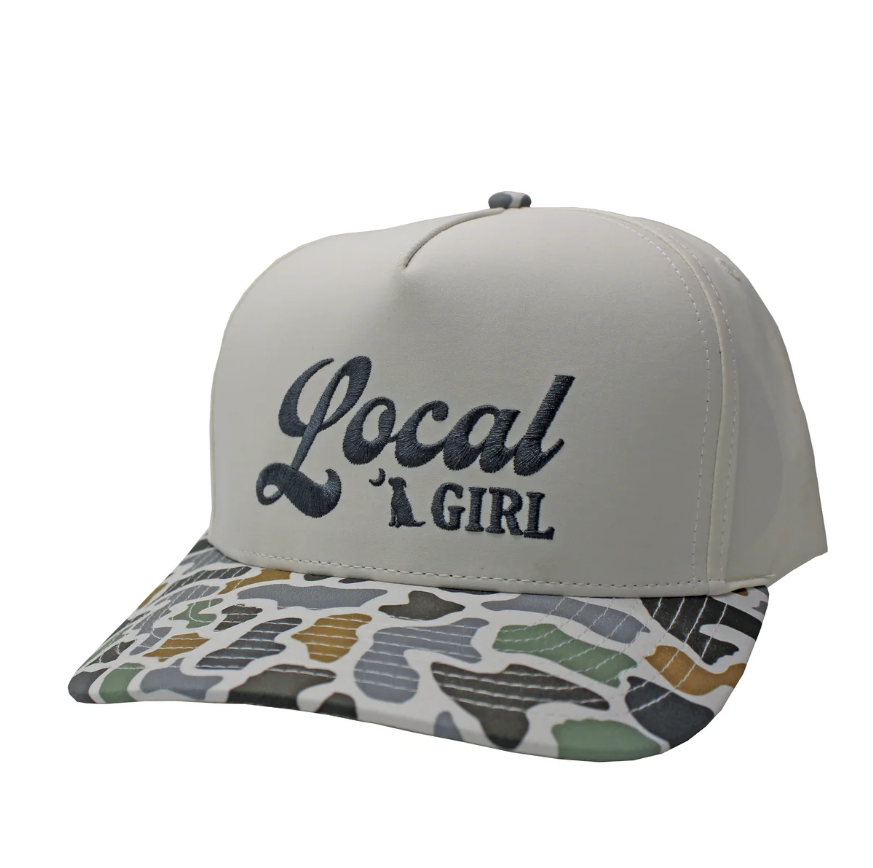 LG Retro Script Rope Hat - Stone Localflage Bluff