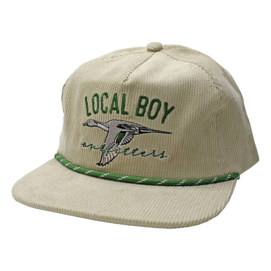 Lucky Duck Corduroy Hat - Light Khaki