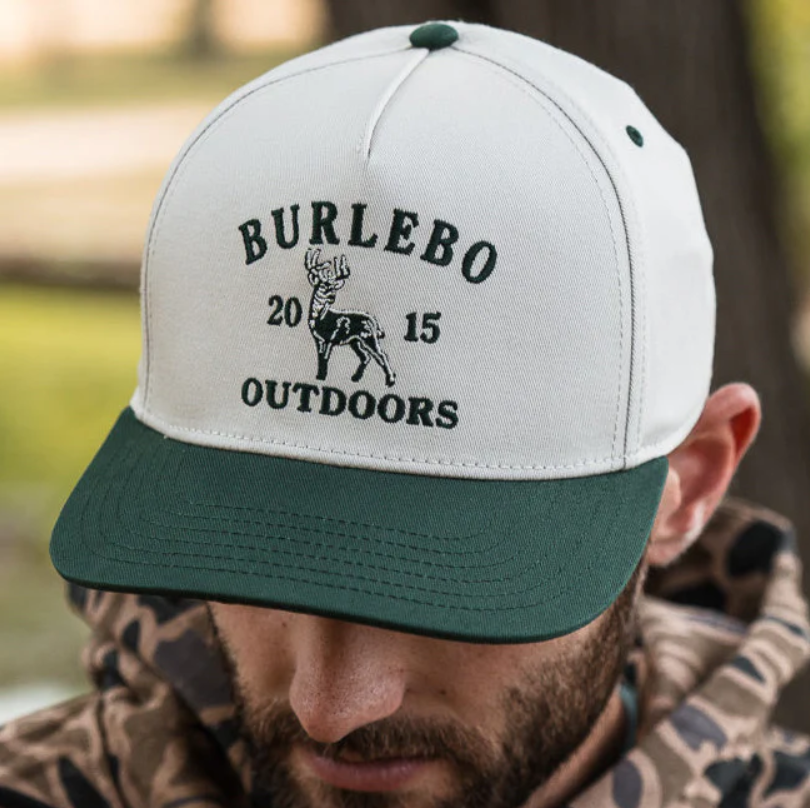 Vintage Whitetail Deer Cap - Cream