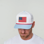 Old Glory Performance Cap - White