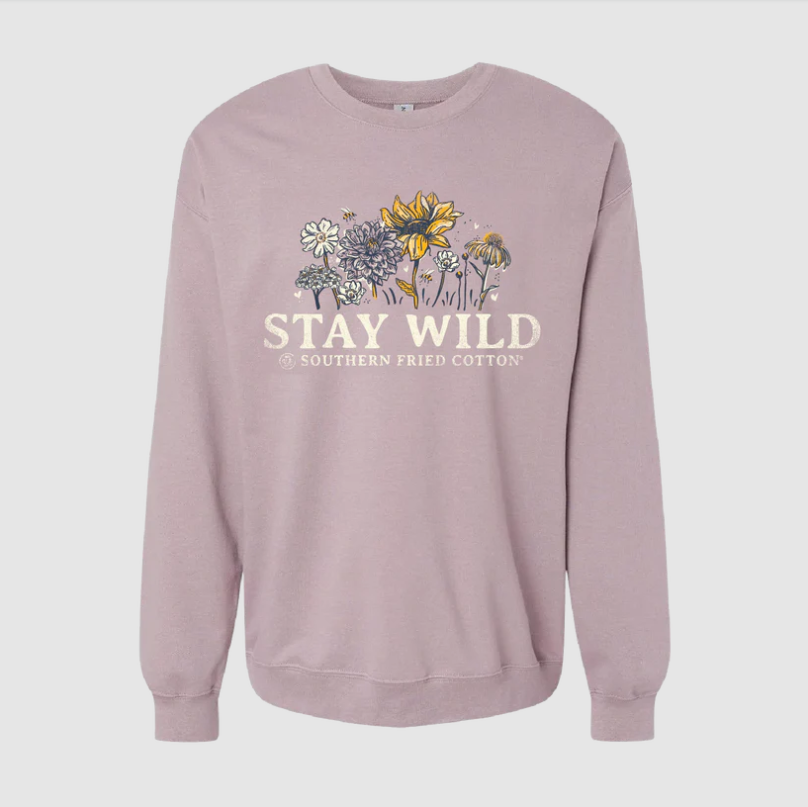 Stay Wild - Front Print Crewneck