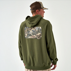 Fleece Hoodie - Deer Camo Patch