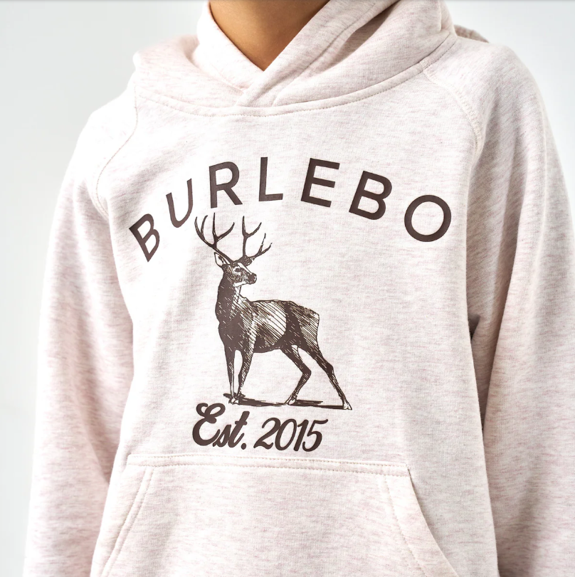 Youth Fleece Hoodie - Whitetail Deer