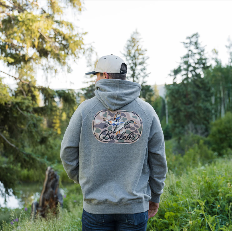 Fleece Hoodie - Ducks Flying In