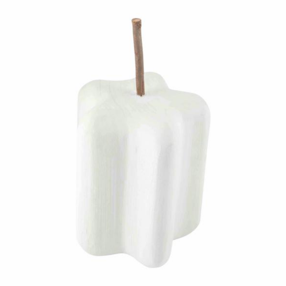 Tall White Pumpkin Decor