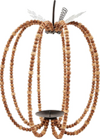 Beaded Pumpkin Lantern Large